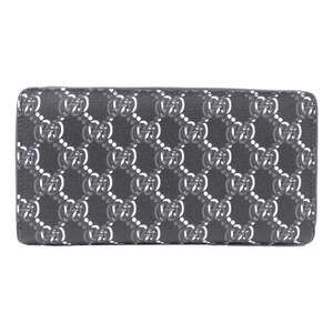 Gucci GG Shadow Black White Continental Zip Around